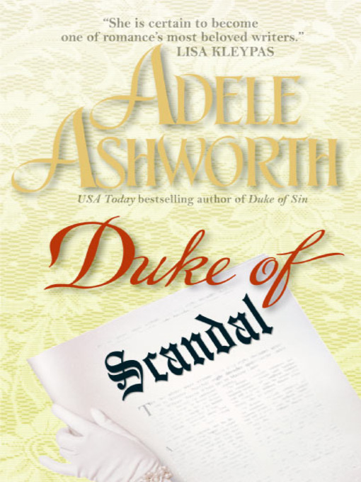 Title details for Duke of Scandal by Adele Ashworth - Wait list